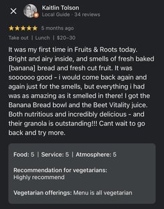 Fruits & Roots Juice and Smoothie Bar photo 5